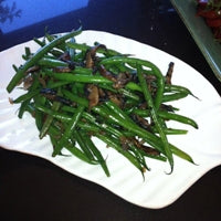 Image of French Green Beans with Portobello and Truffle Oil
