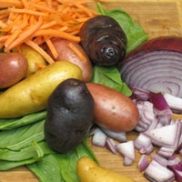 Image of fresh ingredients for Gemstone® Potato Salad