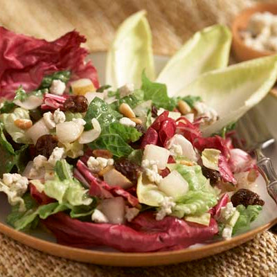 Image of All Seasons Spectacular Salad with a Berry & Walnut Oil Vinaigrette