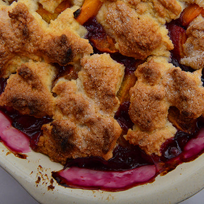 Image of Apricot, Cherry and Blueberry Cobbler