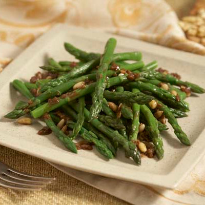 Image of Asparagus Salad with Pine Nut Vinaigrette