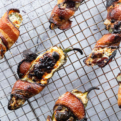 Bacon-Wrapped Stuffed Jalapeño Peppers