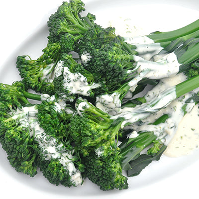 Image of Béarnaise-Dressed Baby Broccoli