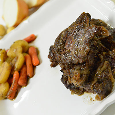 Image of Beef Pot Roast with Baby Dutch Yellow Potatoes and Sweet Baby Carrots