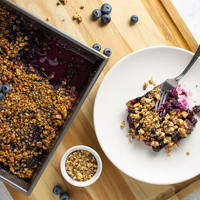 Image of Blueberry Bake with Coconut Clean Snax® Crumble