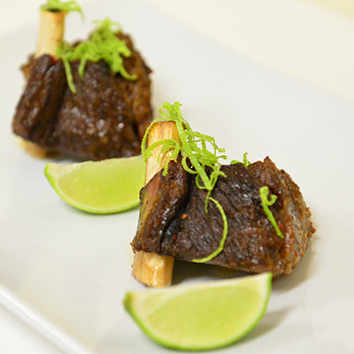 Image of Braised Short Ribs of Beef with Ginger-Soy Marinade