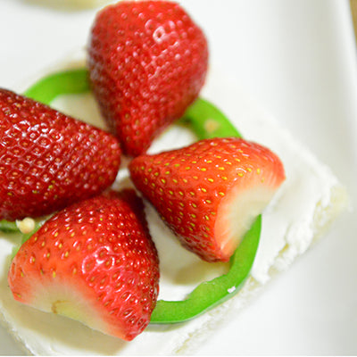 Image of Cheese & Strawberry Smorrebrod