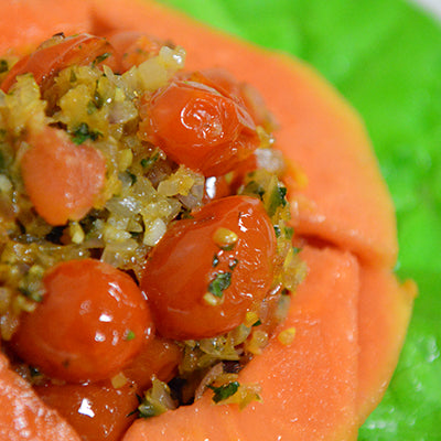 Image of Cherry Tomato, Papaya, and Shallot Salad