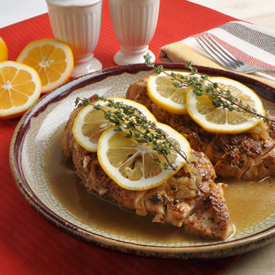 Image of Chicken Breasts with Meyer Lemon-Shallot Sauce