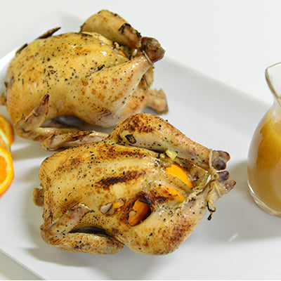 Image of Citrus and Garlic Game Hens