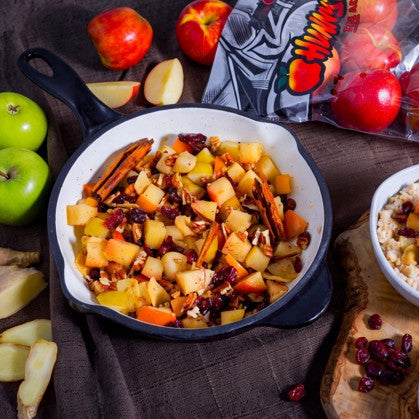 Stewed Apples with Fresh Ginger and Warming Spices