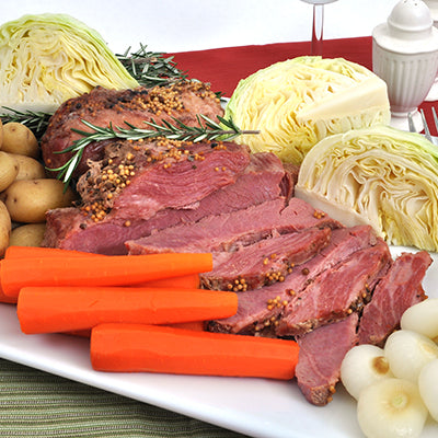 Image of Braised Corned Beef with Cipolline Onions and Cabbage