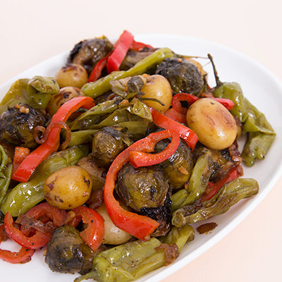DYP® Shishito and Roasted Brussels Sauté
