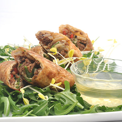 Image of Egg Rolls and Dipping Sauce