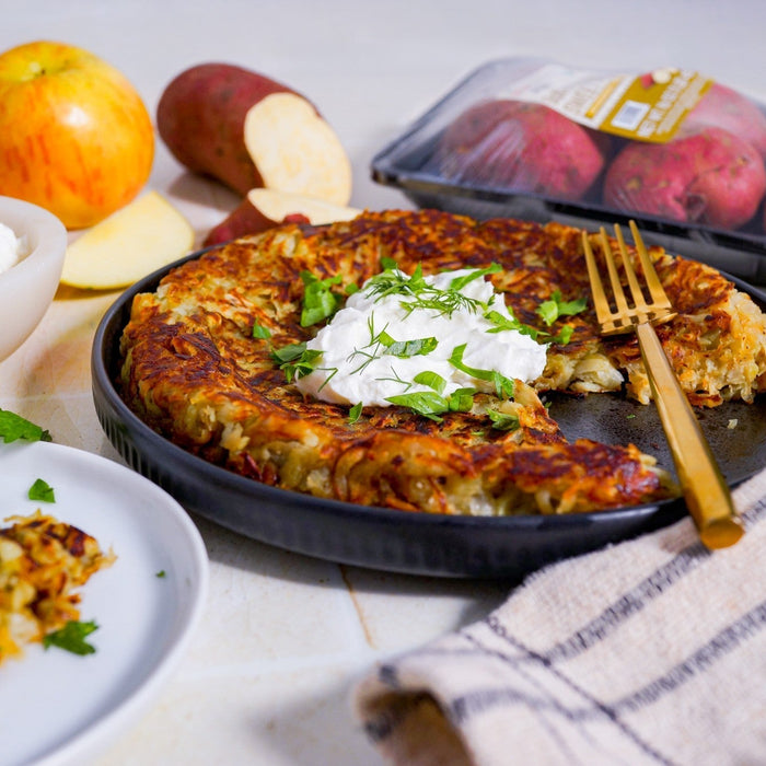 Sweet Potato and Apple Rosti