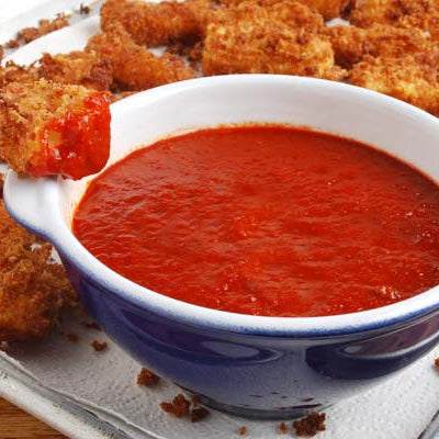 Image of Fried Cheese with Hatch Chile Pepper Dipping Sauce