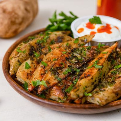 Garlic Potato Wedges