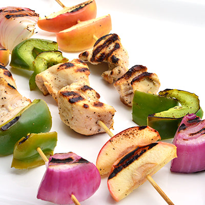 Image of Grilled Chicken and Apple Kabobs