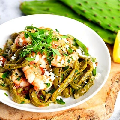 Image of Grilled Shrimp & Nopales Salad