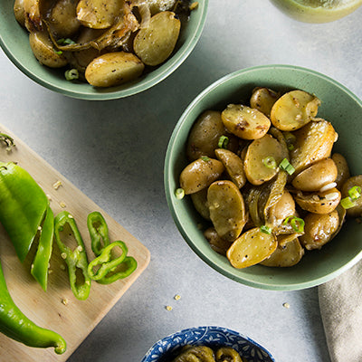 Image of Baby Dutch Yellow® Potatoes with Roasted Hatch Chile Vinaigrette