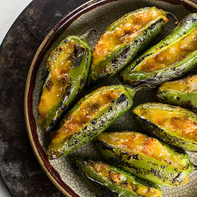 Shrimp Hatch Chile Jalapeno Poppers