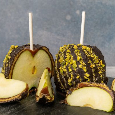 Image of cut Caramel Apple