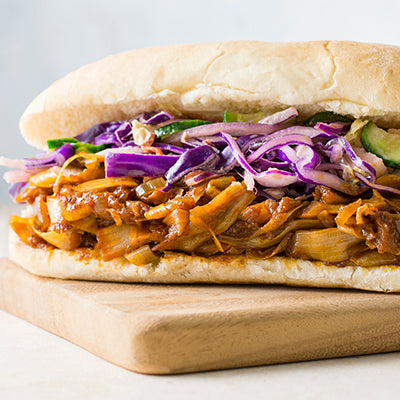 Image of Jackfruit "Faux Pulled Pork" Sandwiches