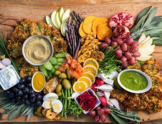 Herby Potato Latke Platter — Melissas Produce