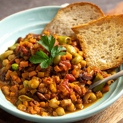 Image of Moroccan Style Legume and Potato Stew