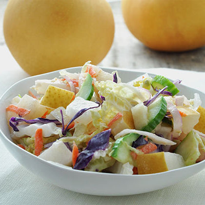 Image of Napa and Red Cabbage Slaw with Butterscotch™ Pears