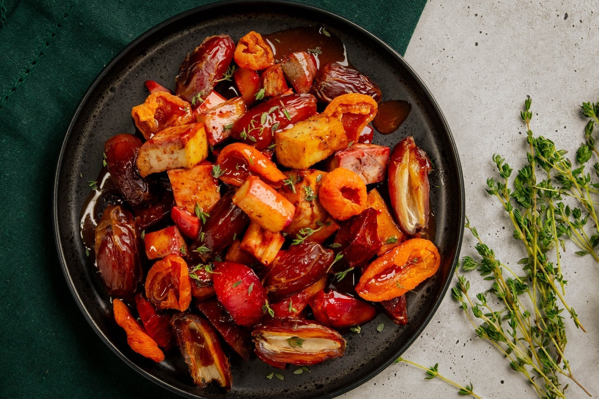 Roasted Tzimmes with Hot Honey & Citrus Glaze — Melissas Produce