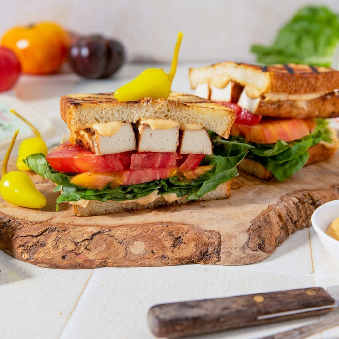 Tofu Bacon, Lettuce & Tomato Sandwich