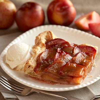 Image of Plumcot Tart with Puff Pastry