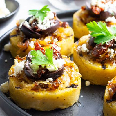 Image of Grilled Polenta Toasts