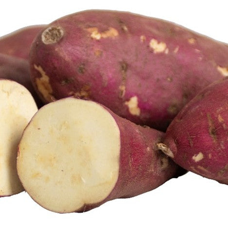Melissa's Murasaki Sweet Potatoes in white background