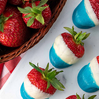 Image of Red, White & Blue Strawberries