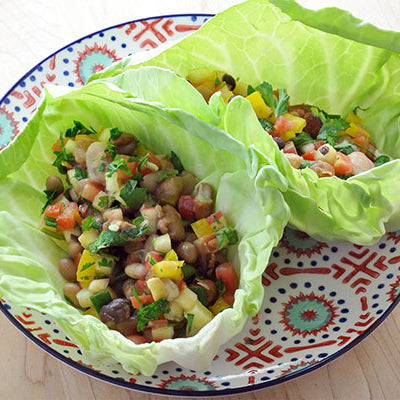 Image of Cabbage Bean Salad Tacos