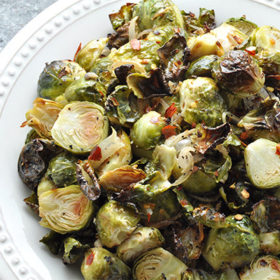 Image of Spicy Oven Roasted Brussel Sprouts