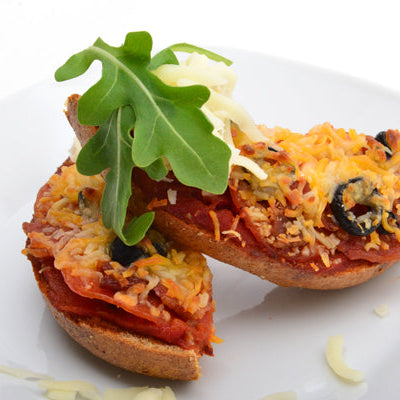 Image of Wheat Bagel Pizza