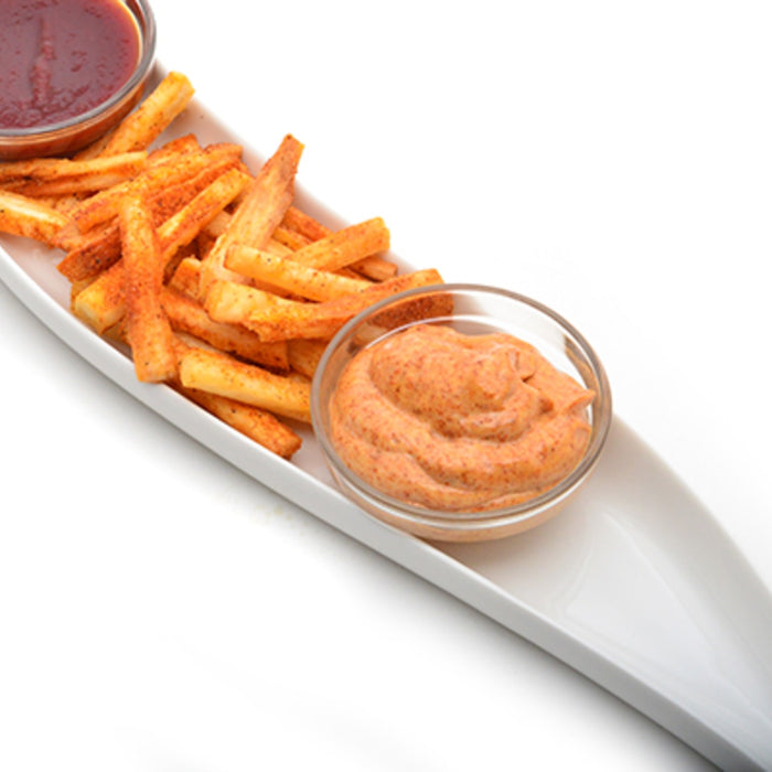 Image of Yuca Fries with Chile-Lime Aioli and Spicy Tomato Ketchup