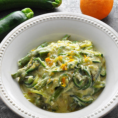 Image of Zucchini with Asparagus and Orange
