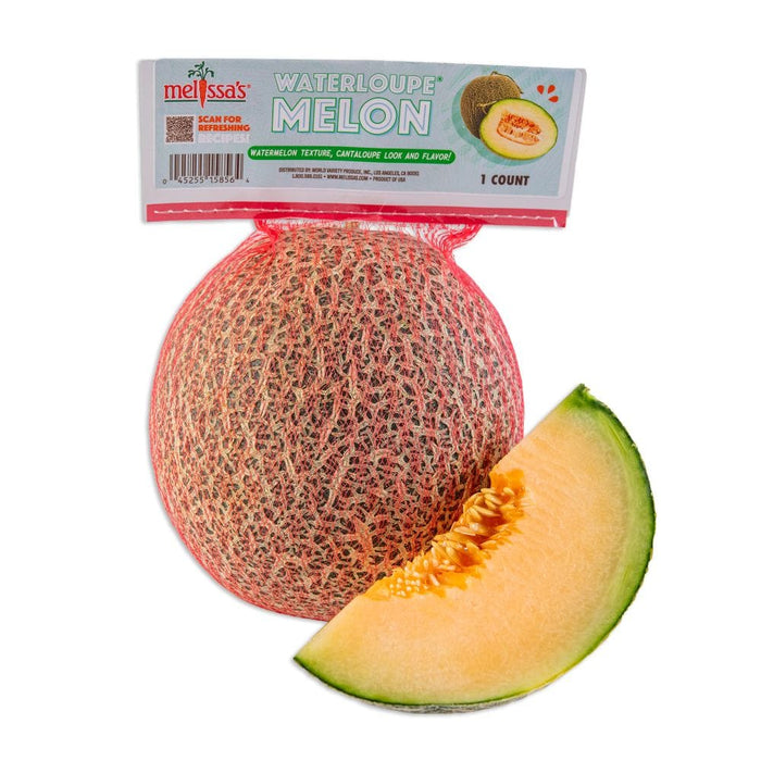 Image of  1 count (3 Pounds) Waterloupe® Melons Fruit