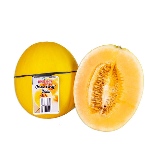 Image of  1 count (4 Pounds) Orange Candy™ Melons Fruit