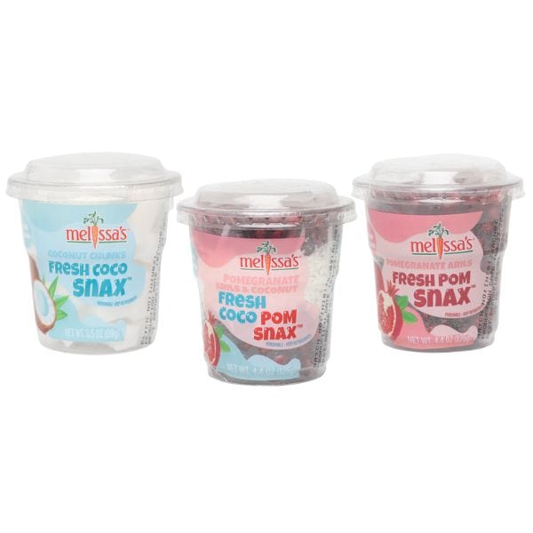 Image of  1 cup each variety (12.3 Ounces total) Fresh CocoPom Snax™ - Variety Pack Other
