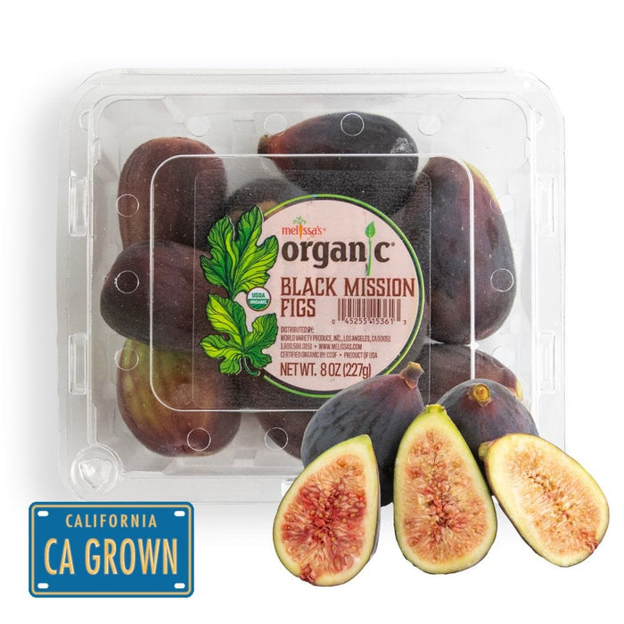 Image of  1 Pound Organic Black Mission Figs Fruit