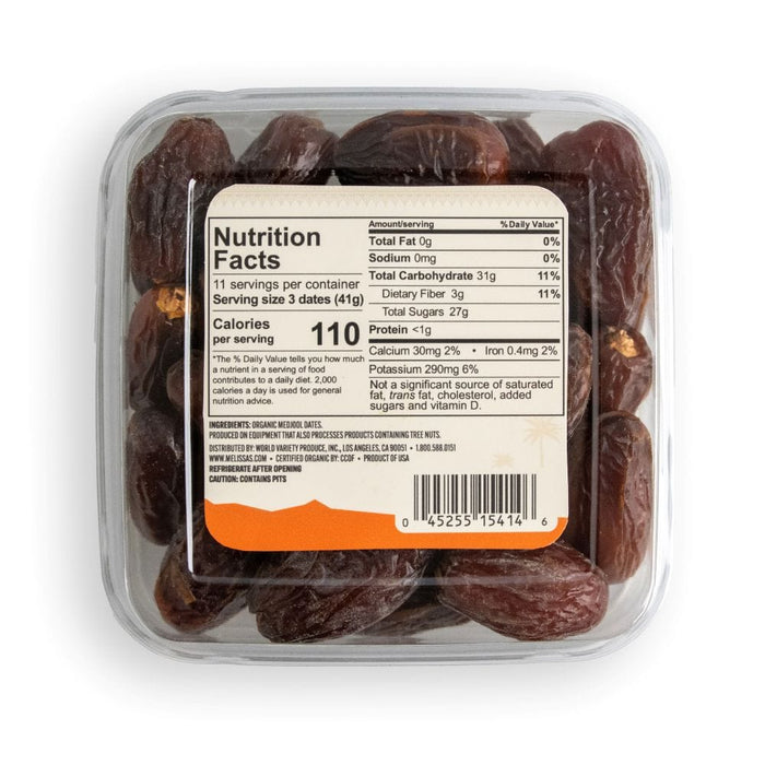 Image of  2 packages (16 Ounces each) Organic Medjool Dates Fruit