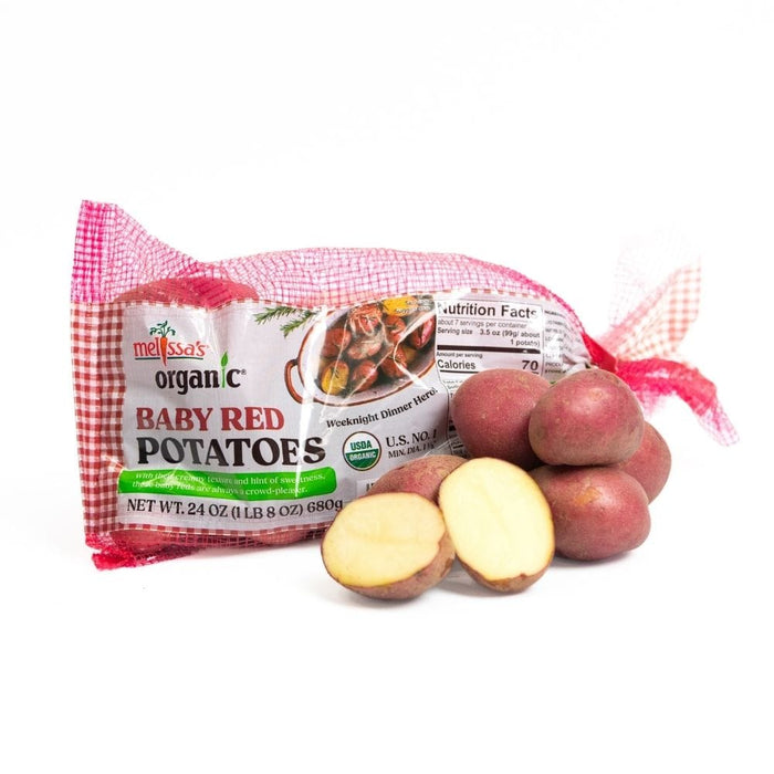 Image of  2 packages (24 Ounces each) Organic Baby Red Potatoes Vegetables