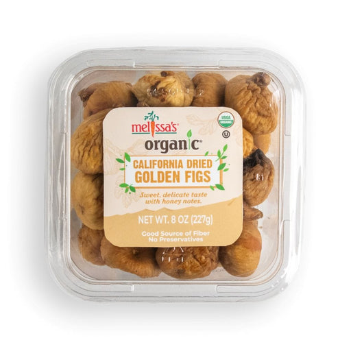 Image of  2 packages (8 Ounces each) Organic California Golden Figs (Dried) Fruit