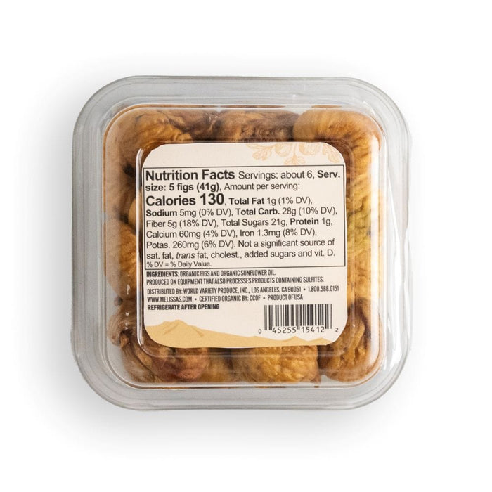 Image of  2 packages (8 Ounces each) Organic California Golden Figs (Dried) Fruit
