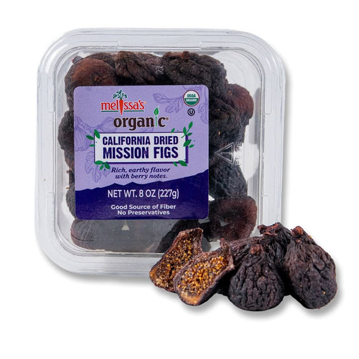 Image of  2 packages (8 Ounces each) Organic California Mission Figs (Dried) Fruit